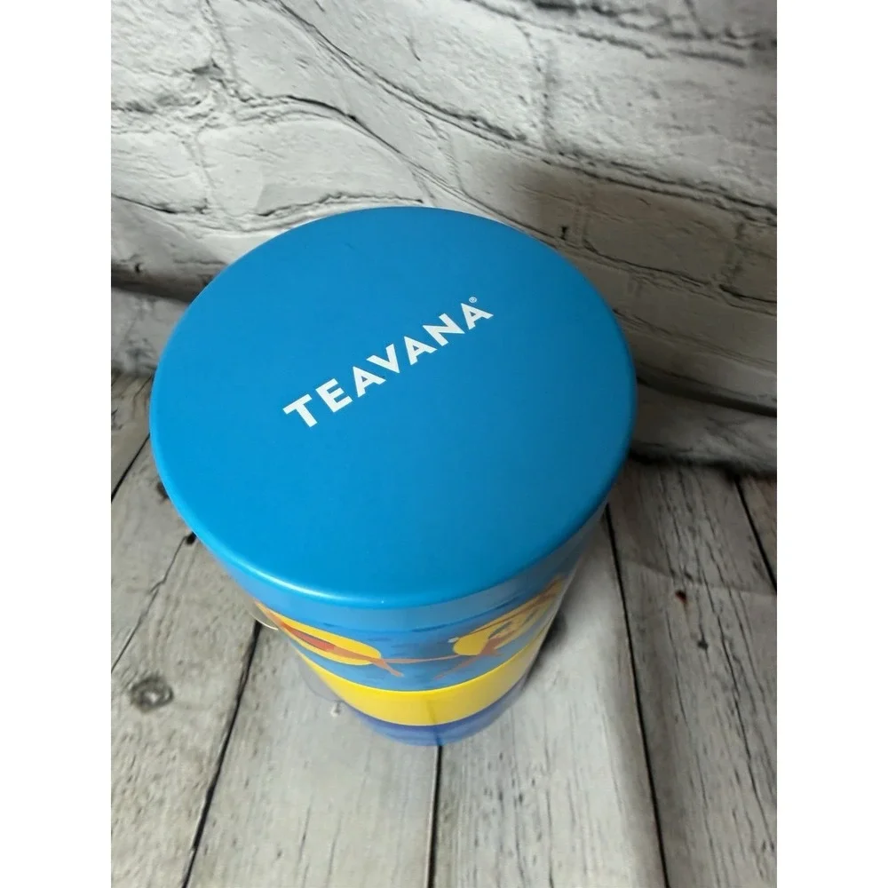 Teavana Starbucks‎ 6 oz Stackable  Swimmers Loose-leaf Tea Storage Tin